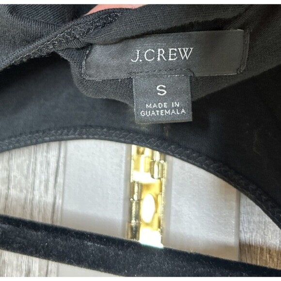 J Crew Tiered Maxi Dress Sleeveless Black Color Size S - Picture 3 of 6